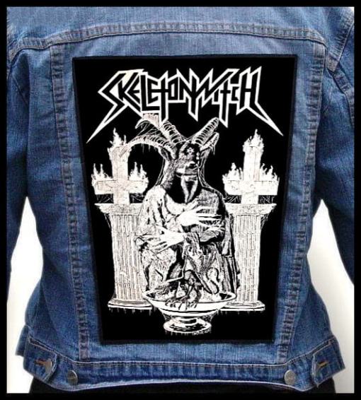 Skeletonwitch Goat - Photo Quality Printed Back Patch