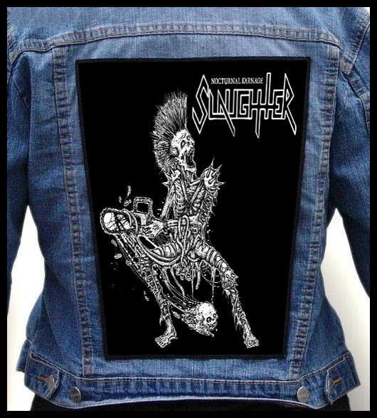 Slaughter Nocturnal Karnage - Photo Quality Printed Back Patch
