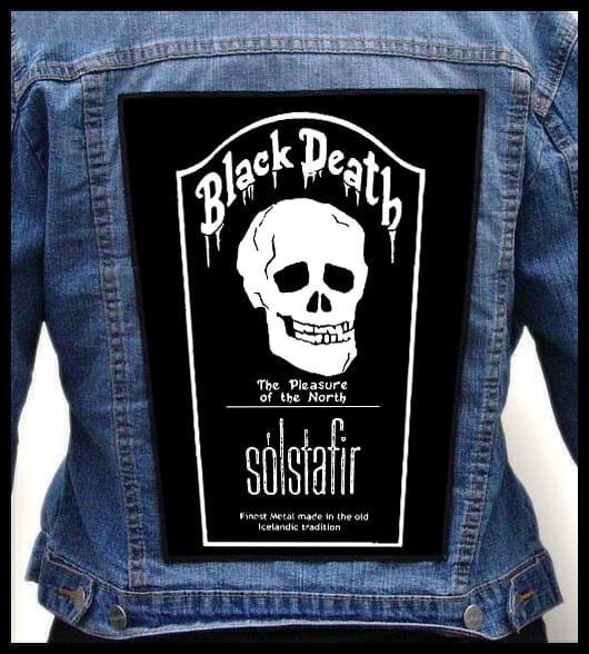 Solstafir Black Death - Photo Quality Printed Back Patch