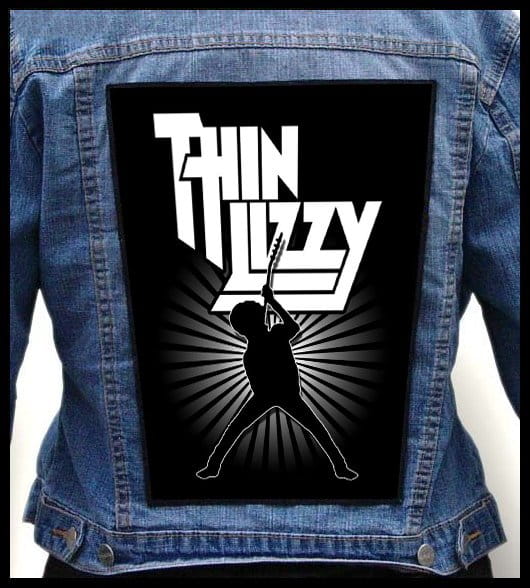 Thin Lizzy Phil Lynott - Photo Quality Printed Back Patch