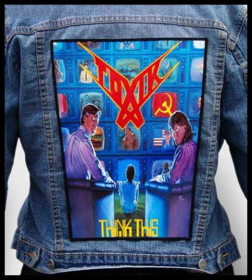Toxik Think This - Photo Quality Printed Back Patch