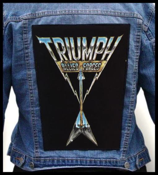 Triumph Allied Forces - Photo Quality Printed Back Patch
