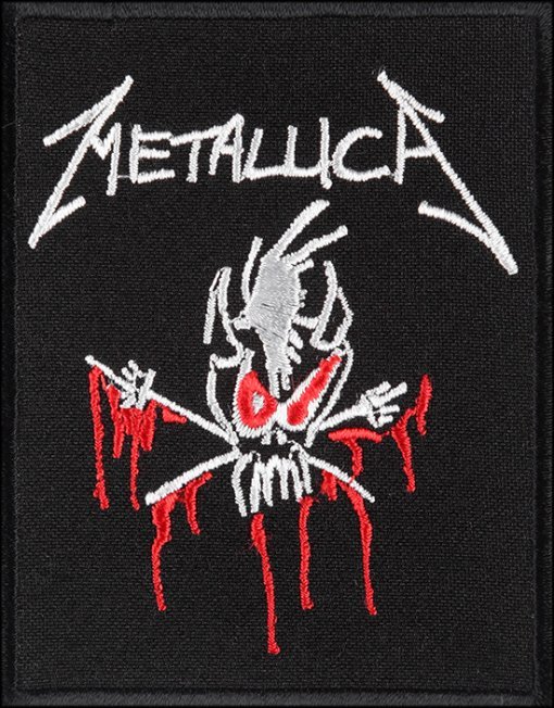 Metallica Skull 151581 1 - Small Printed Patch