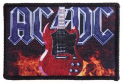 Ac Dc Guitar 147812 1 - Small Printed Patch