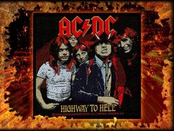 Ac Dc Highway To Hell 117281 1 - Small Printed Patch