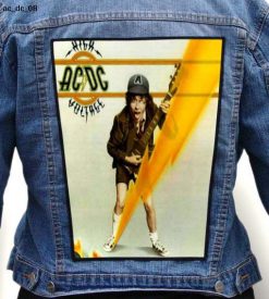 Ac Dc High Voltage - Photo Quality Printed Back Patch