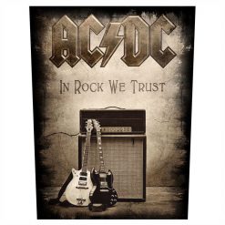 Ac Dc In Rock We Trust - Photo Quality Printed Back Patch