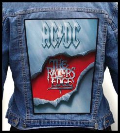 Ac Dc The Razors Edge - Photo Quality Printed Back Patch