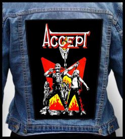Accept Flames - Photo Quality Printed Back Patch