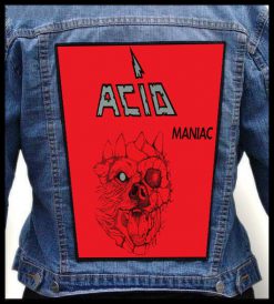Acid Maniac - Photo Quality Printed Back Patch