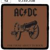 Ac Dc For Those About To Rock (12) - Small Printed Patch