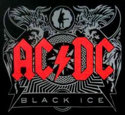 Ac Dc Black Ice - Small Printed Patch