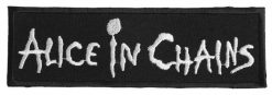 Alice In Chains Logo White 2105 1 - Small Printed Patch