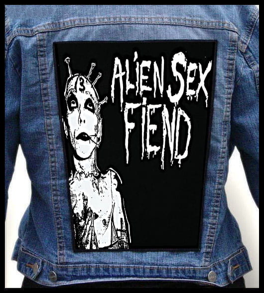 Alien Sex Fiend Photo Quality Printed Back Patch King Of Patches 9987