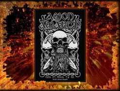 Amon Amarth Bearded Skulls 139727 1 - Small Printed Patch