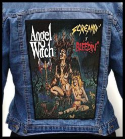 Angel Witch Screamin' N' Bleedin' - Photo Quality Printed Back Patch