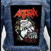 Anthrax Fistful Of Metal - Photo Quality Printed Back Patch