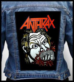 Anthrax Fistful Of Metal - Photo Quality Printed Back Patch