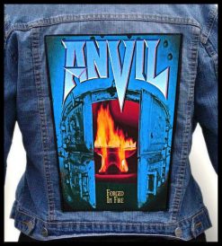 Anvil Forged In Fire - Photo Quality Printed Back Patch