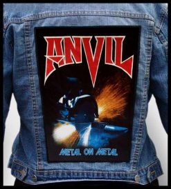 Anvil Metal On Metal - Photo Quality Printed Back Patch