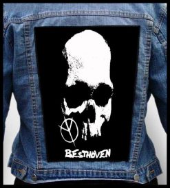 Besthoven Skull - Photo Quality Printed Back Patch