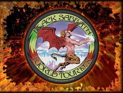 Black Sabbath World Tour 78 144651 1 - Small Printed Patch