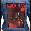 Black Flag Damaged - Photo Quality Printed Back Patch