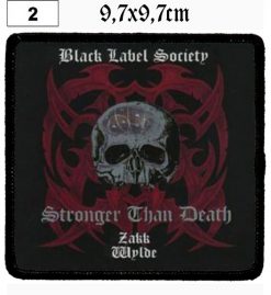 Black Label Society Stronger Than Death (02) - Small Printed Patch