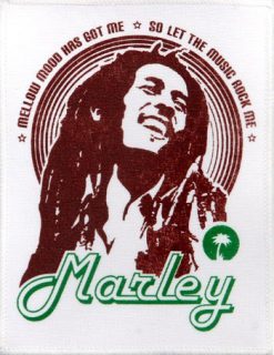 Bob Marley 54048 1 - Small Printed Patch