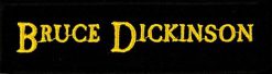 Bruce Dickinson 33583 1 - Small Printed Patch