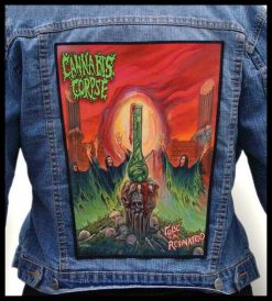 Cannabis Corpse Tube Of The Resinated - Photo Quality Printed Back Patch