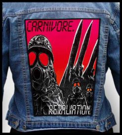 Carnivore Retaliation - Photo Quality Printed Back Patch