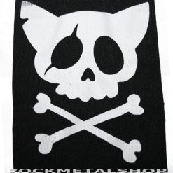 Cat Skull 28653 1 - Small Printed Patch