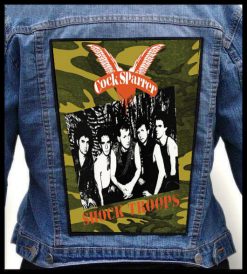 Cock Sparrer Shock Troops - Photo Quality Printed Back Patch