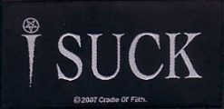 Cradle Of Filth I Suck Nraz 082 115171 1 - Small Printed Patch
