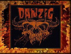 Danzig Demi Skull 138975 1 - Small Printed Patch