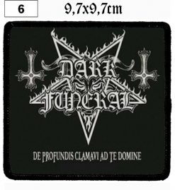 Dark Funeral De Profundis Clamavi Ad Te Domine (06) - Small Printed Patch