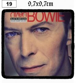 David Bowie Black Tie White Noise (19) - Small Printed Patch