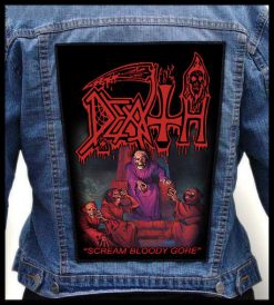 Death Scream Bloody Gore - Photo Quality Printed Back Patch