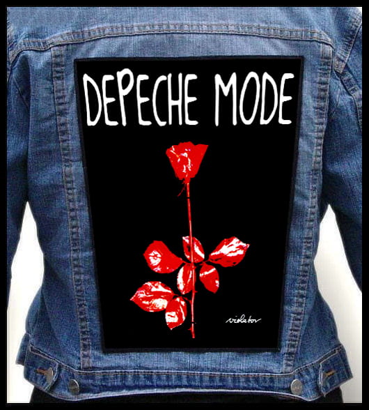 Depeche Mode Heart 4x4.5 Printed Patch