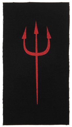 Devils Pitchfork 153376 1 - Small Printed Patch