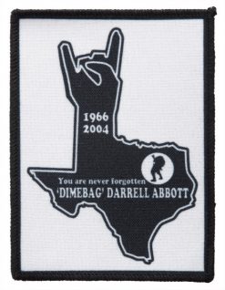 Dimebag Darrell Rip 1966 2004 148704 1 - Small Printed Patch