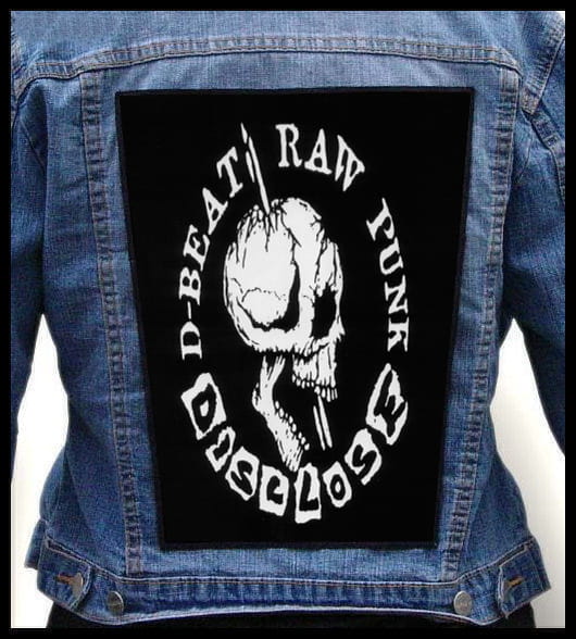 Disclose D-Beat Raw Punk 4x4 Printed Patch