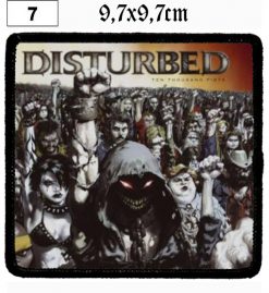 Disturbed Ten Thousands Fists (07) - Small Printed Patch