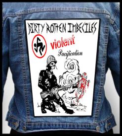 Dri Violent Pacification - Photo Quality Printed Back Patch