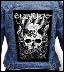 Eluveitie Skull - Photo Quality Printed Back Patch