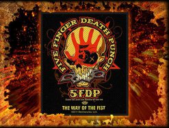 Five Finger Death Punch The Way Of The Fist 138974 1 - Small Printed Patch