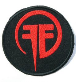 Foo Fighters Logo Red 26634 1 - Small Printed Patch