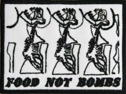 Food Not Bombs 20904 1 - Small Printed Patch