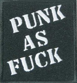 Fuck As Punk 26566 1 - Small Printed Patch